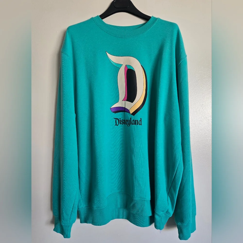Disney Parks Disneyland “D” Logo Pullover Sweatshirt - Unisex, Large